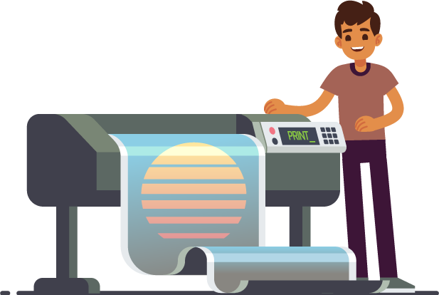Man-with-Printer